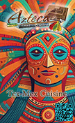 Menu Cover Azteca Restaurant Cantina Tex Mex Restaurant Main Menu