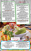 Azteca Restaurant Cantina Tex Mex Restaurant Main Menu 2